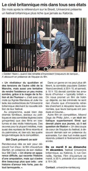 Ouest France 06/12/2016