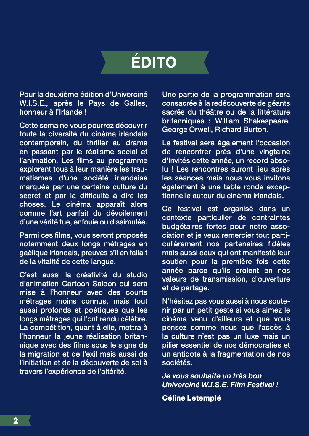 Festival Univerciné Britannique 2023